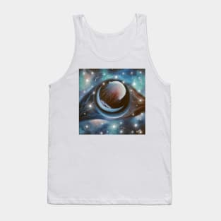 Galaxy Art, Space Art, Creation in space, universe, singularity, all is one, art of awakening Tank Top